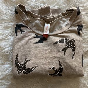 🕊 BEJEWELED CROPPED SWEATSHIRT 🕊